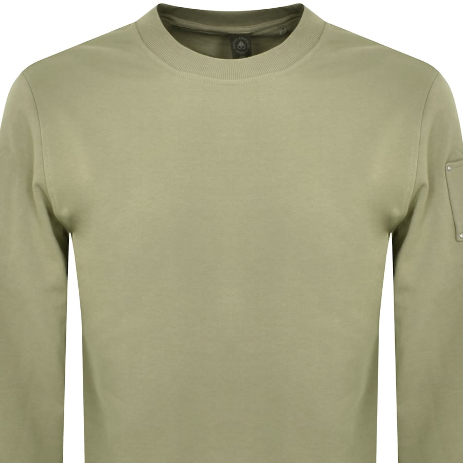 Moose Knuckles Snyder Sweatshirt Green | Mainline Menswear